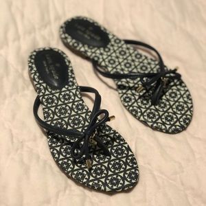 navy kate spade sandals